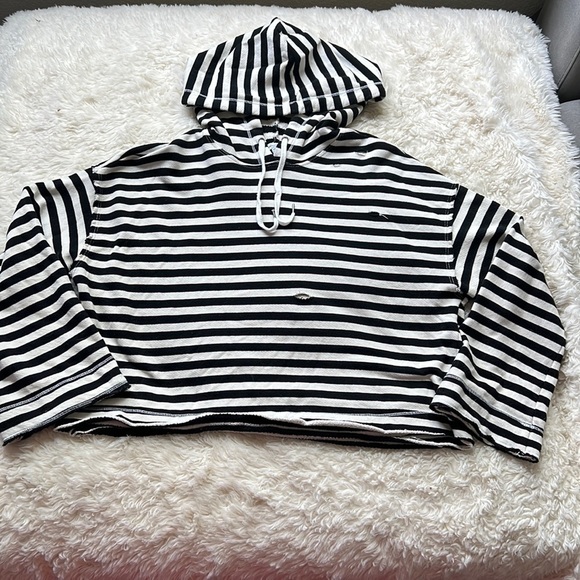 Splendid Tops - 𝅺new Splendid Stripe Hoodie - NWOT